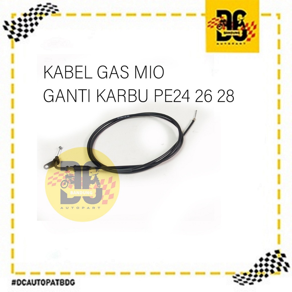 KABEL GAS MIO SPORTY MIO LAMA GANTI KARBU PE 24 PE 26 PE 28