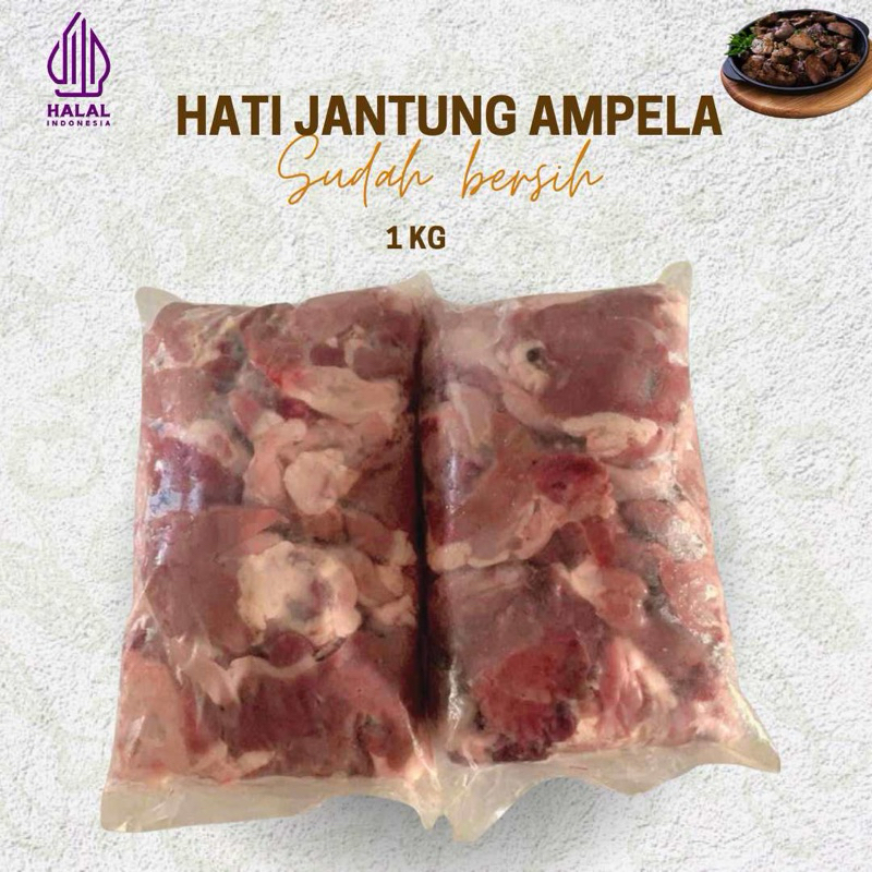 

Hati Ayam / Hati Jantung Ampela Ayam Bersih / Ampela Ayam