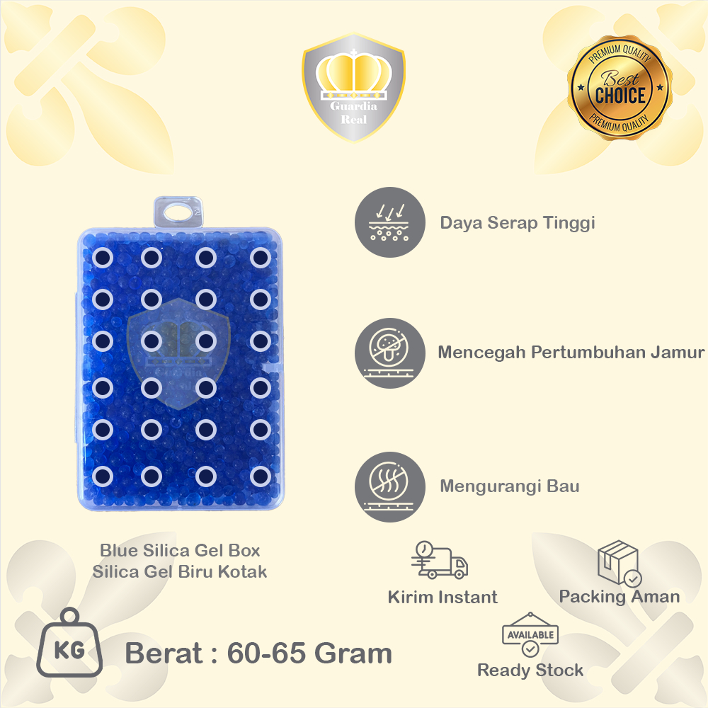 Blue Silica Gel Box/ Silika Gel Biru Kotak/ Silica Gel Biru Import/ Silica Gel Biru Premium
