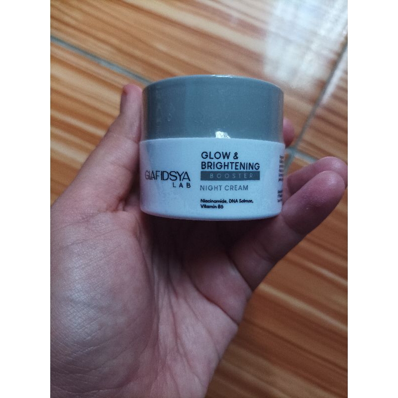 glow & brightening night cream glafidsya br dr Gladys
