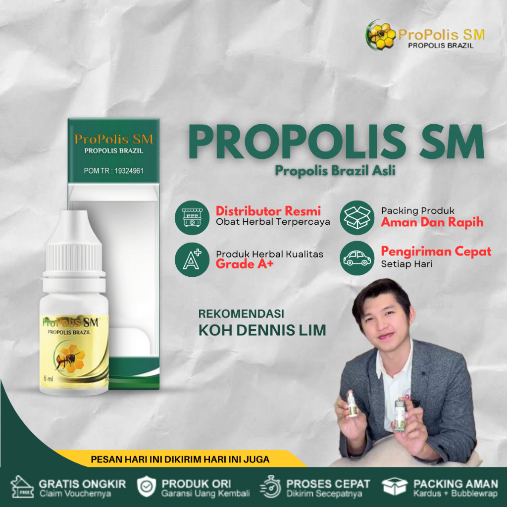Propolis SM Asli Original - Propolis SM Brazil Original - Propolis SM Brazilian - Propolis SM Brazil