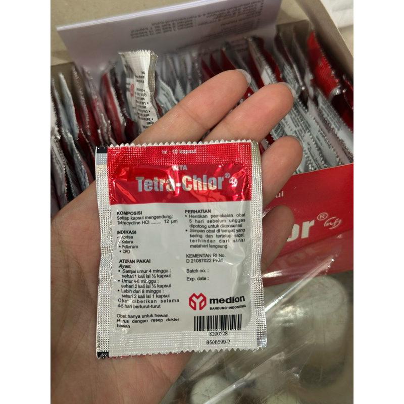 TETRA CHLOR SACHET 10 kapsul