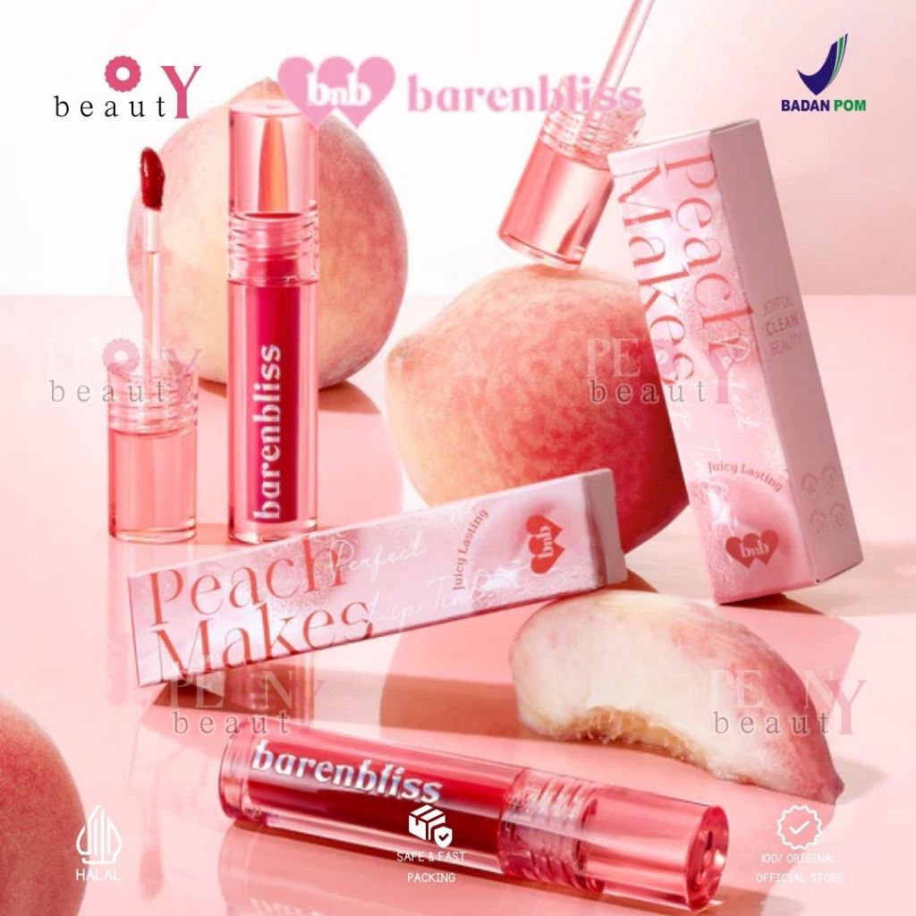 BNB Barenbliss Peach Makes Perfect Lip Tint 3gr | Lip Tint Glossy | Korea Lip Tint | Lip Tint BNB