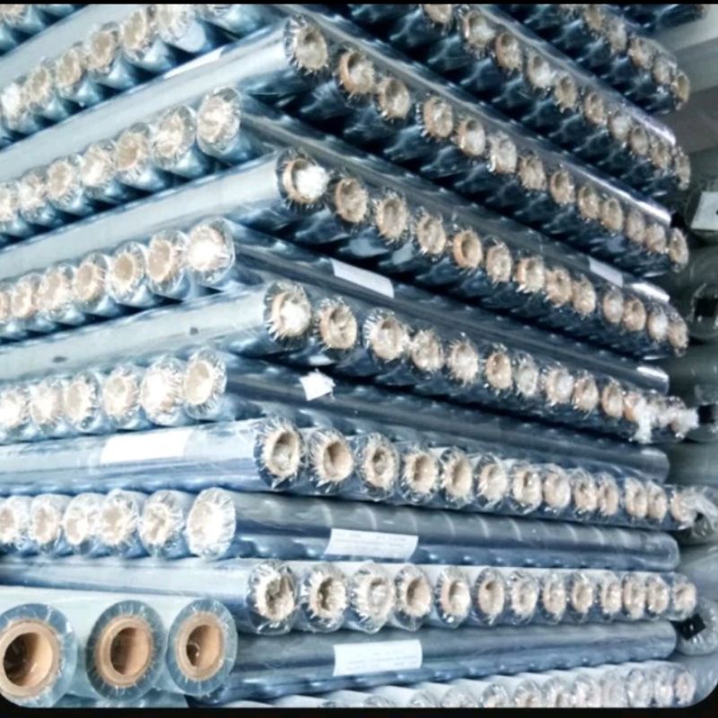 

Plastik mika bening 137cmx30yard