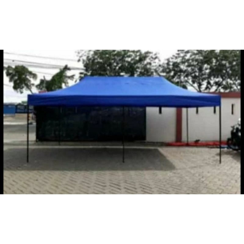 Tenda lipat 3x6 rangka hitam