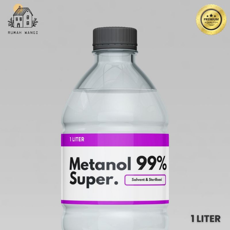 METANOL 99% PELARUT PARFUM 1 LITER KUALITAS SUPER