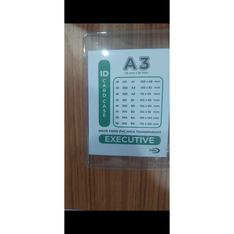 

Plastik ID Card Case A3 (115 mm x 92 mm)