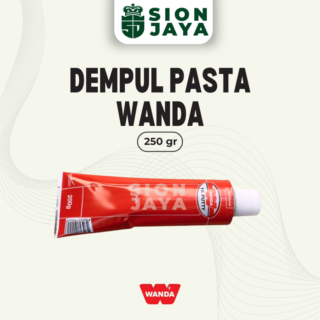 Dempul Pasta/ Dempul Instan Wanda Mobil/Motor/Besi/Kayu