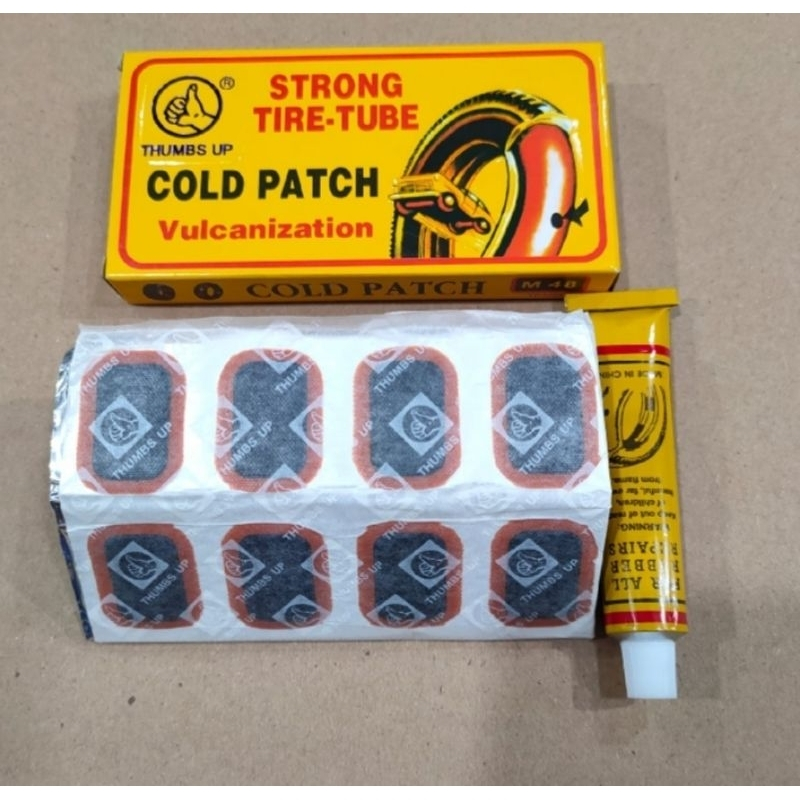 KARET TAMBAL BAN dan LEM PEREKAT TIP TOP ISI 48 PICIS