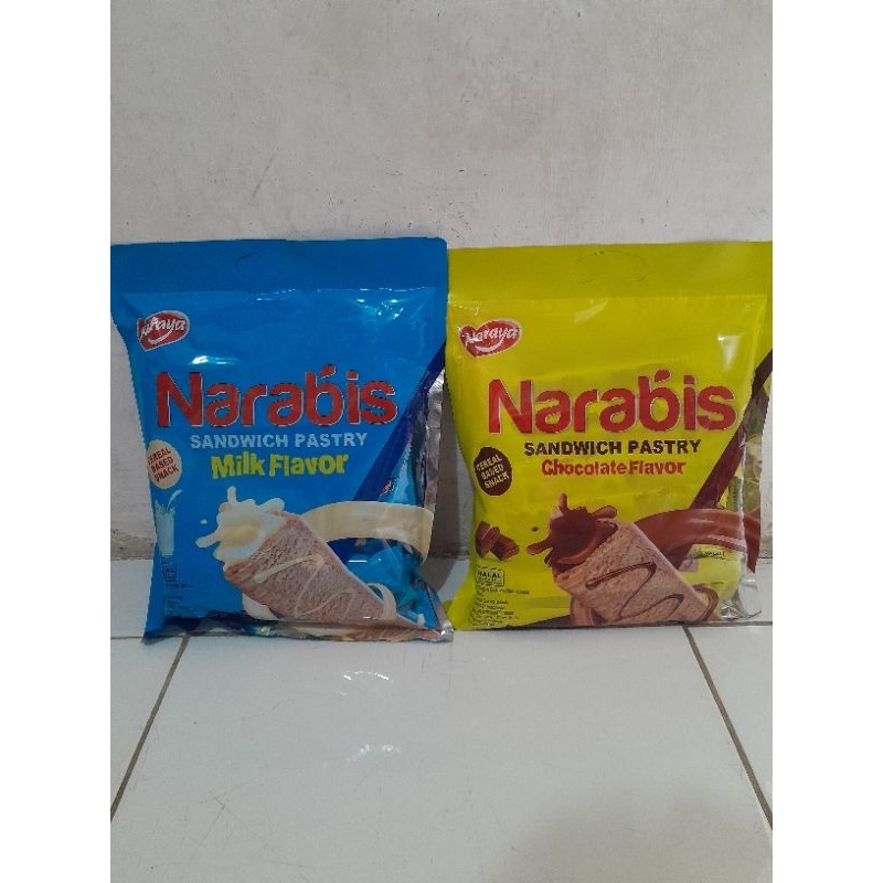 

NARAYA NARABIS SANDWICH PASTRY MILK / CHOCOLATE FLAVOUR 240GR