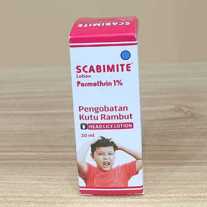 SCABIMITE LOTION PERMETHRIN 1% UNTUK KUTU RAMBUT 30 ML
