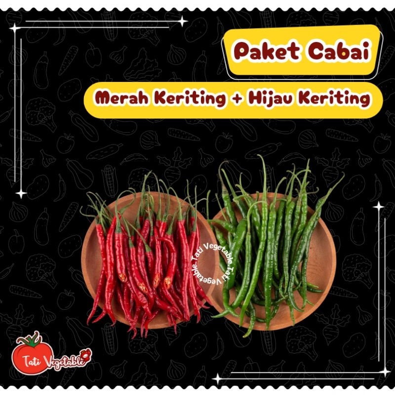 

Cabe Hijau Keriting dan Cabe Merah Keriting || Aneka Cabai Grosir || Fresh || Sayuran Segar || Tati Vegetable || Groceries || Sayuran Murah Jabodetabek