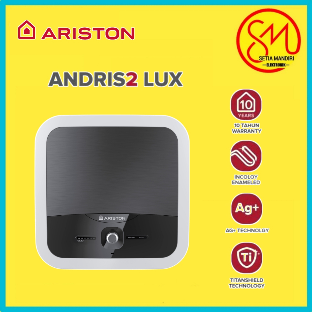 Ariston Water Heater Andris2 LUX-D 15 Liter 350 Watt