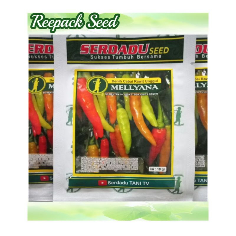 50 Biji Benih Cabe Mellyana | Bibit Cabai Rawit Unggul | Benih Cabe Rawit | Benih Sayuran