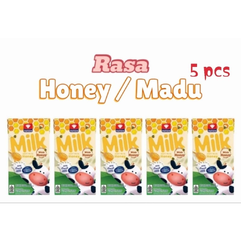 

SUSU UHT DIAMOND 125ml, 5pcs rasa madu