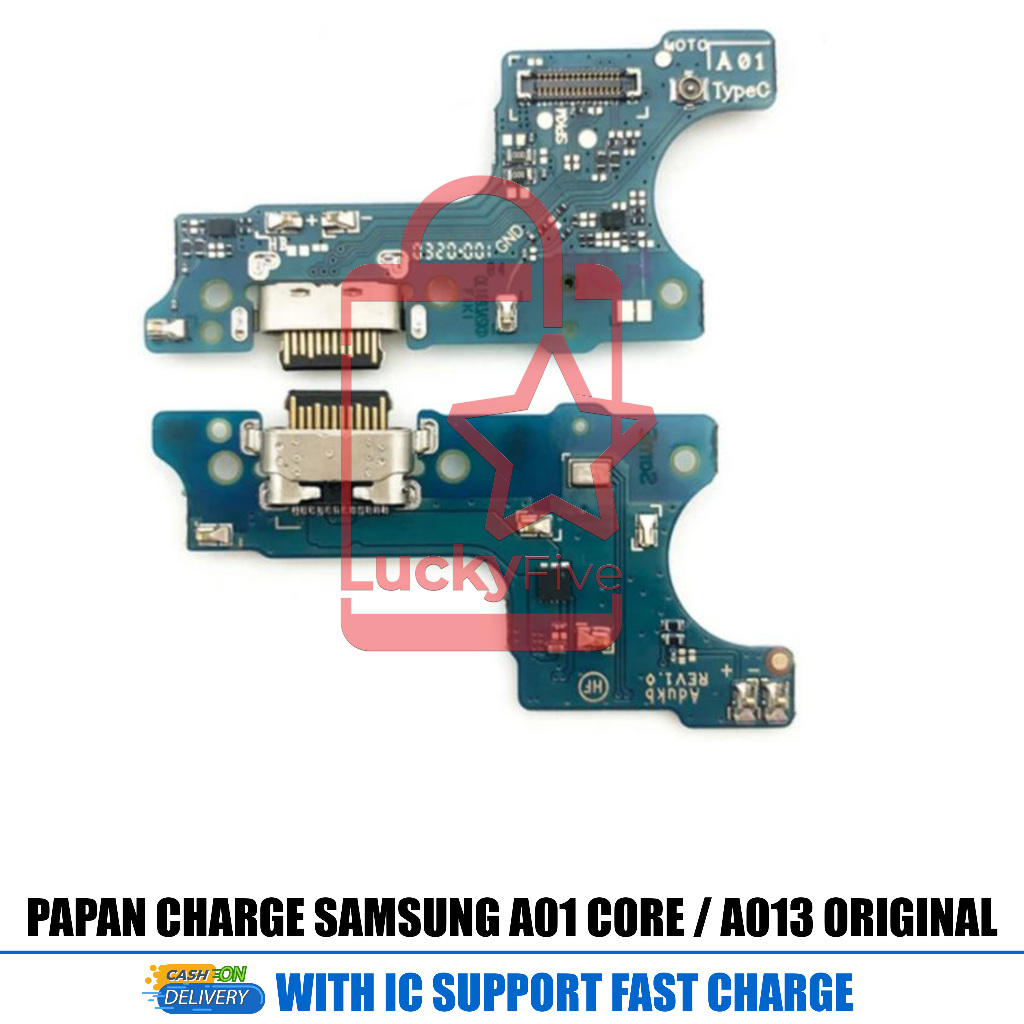 PAPAN CAS SAMSUNG A01 CORE / A013 KONEKTOR BOARD CHARGER NEW ORIGINAL