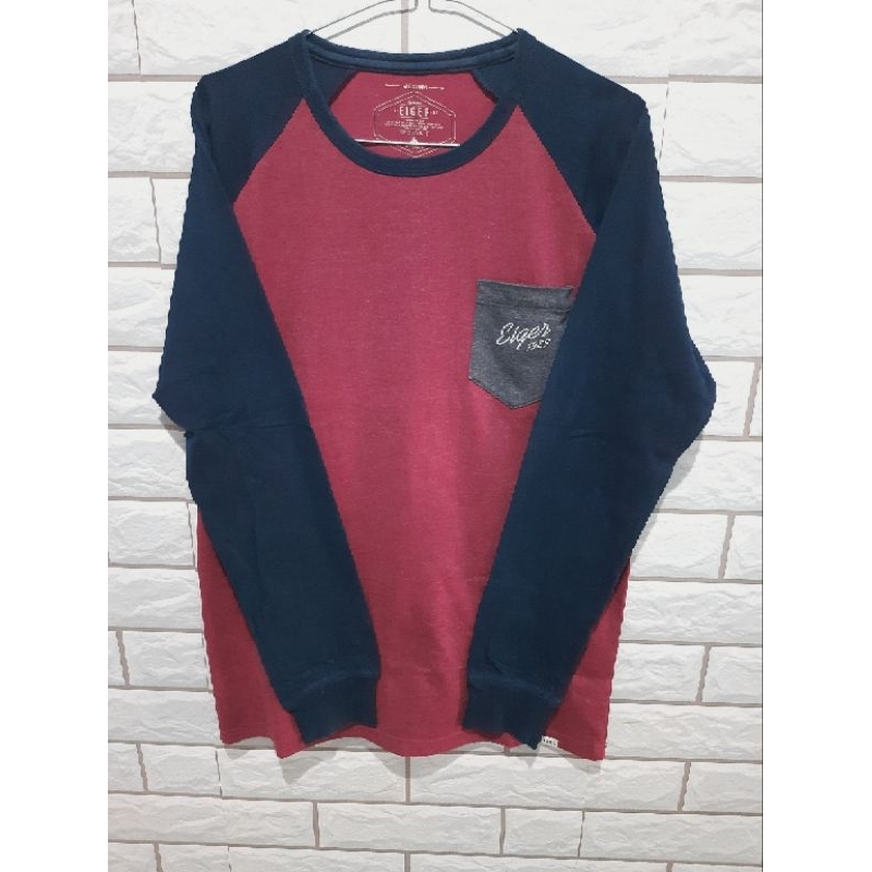 Kaos Lengan panjang,M ,Eiger