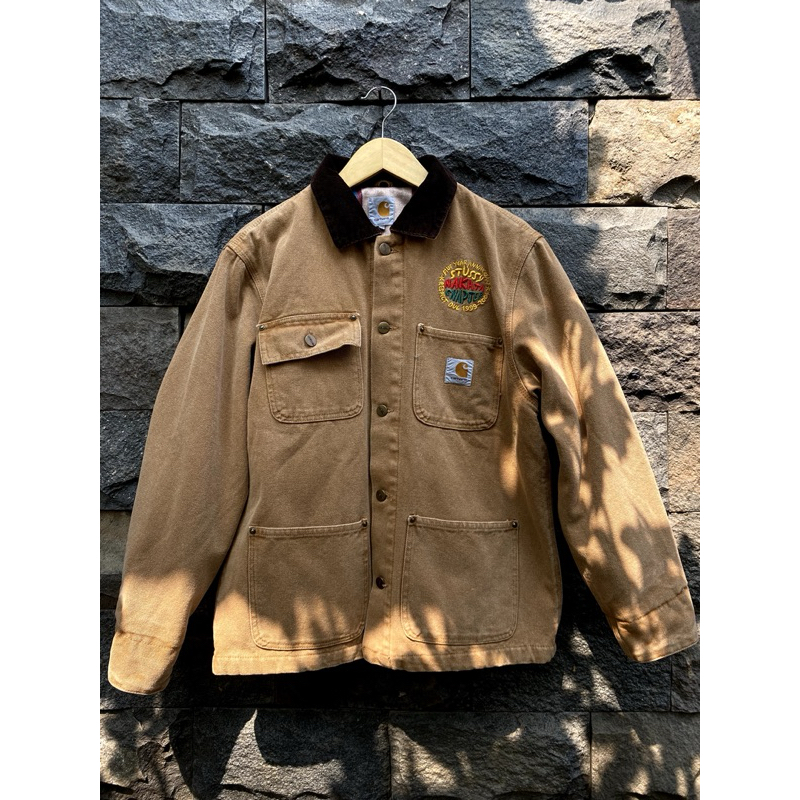 VINTAGE 2004 STUSSY X CARHARTT WIP MICHIGAN ORIGINAL 100%