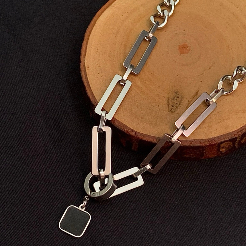 Gothic Necklace - Kalung Pria Rantai Keren Elegan Titanium Laki-laki