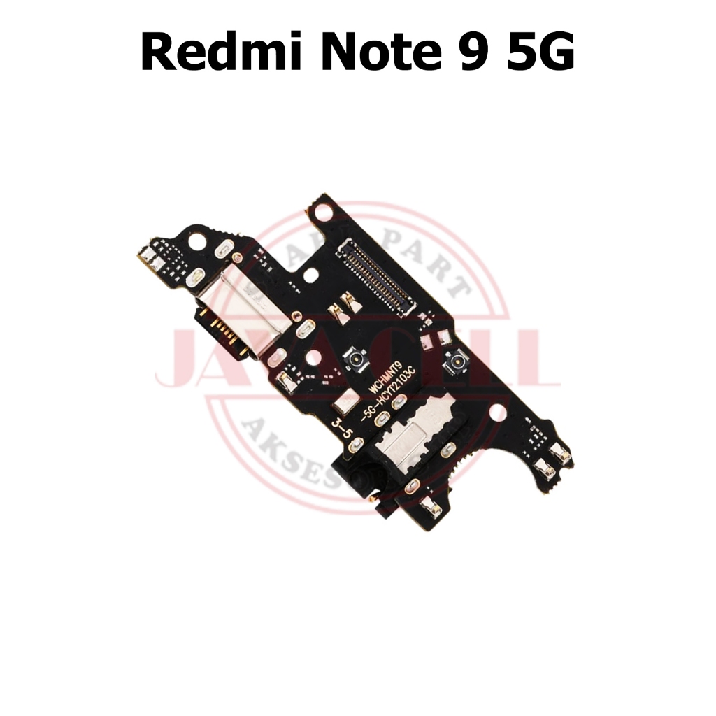 Flexible Konektor Charger + Mic Xiaomi Redmi Note 9 5G / Redmi Note 9T Original