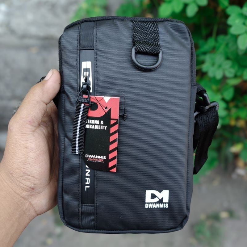 Tas Slingbag Pria Original DM Bahan Waterproof | Tas Hp Pria Bahan Anti Air