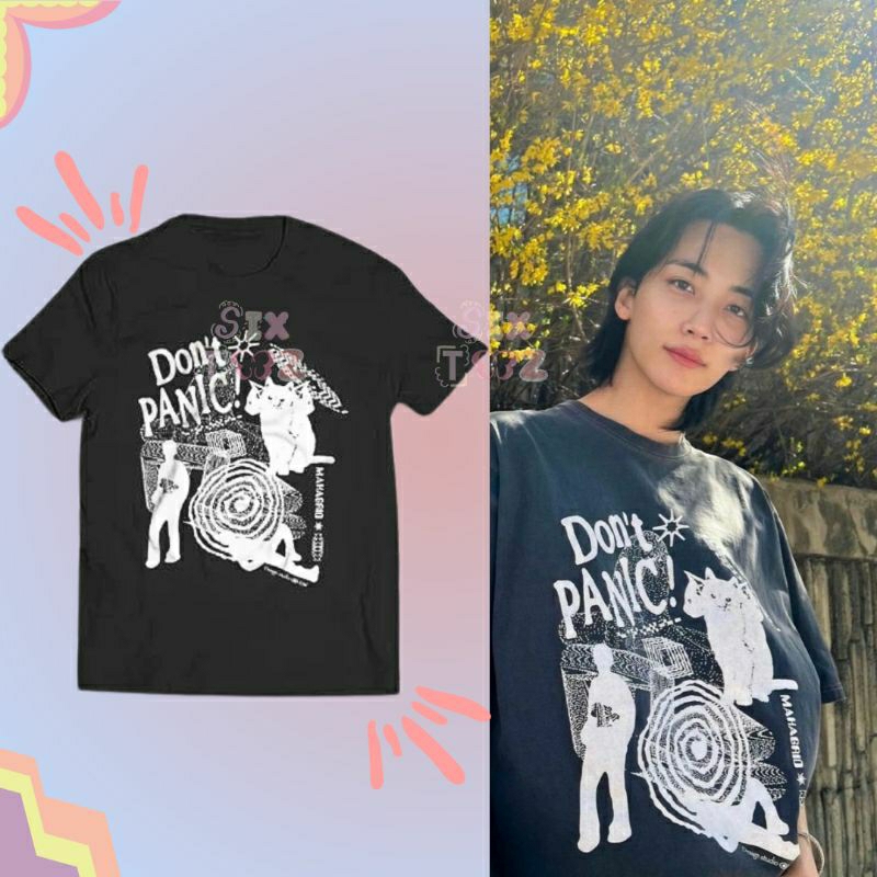 Jeonghan Seventeen Don't Panic Shirt kaos svt tshirt