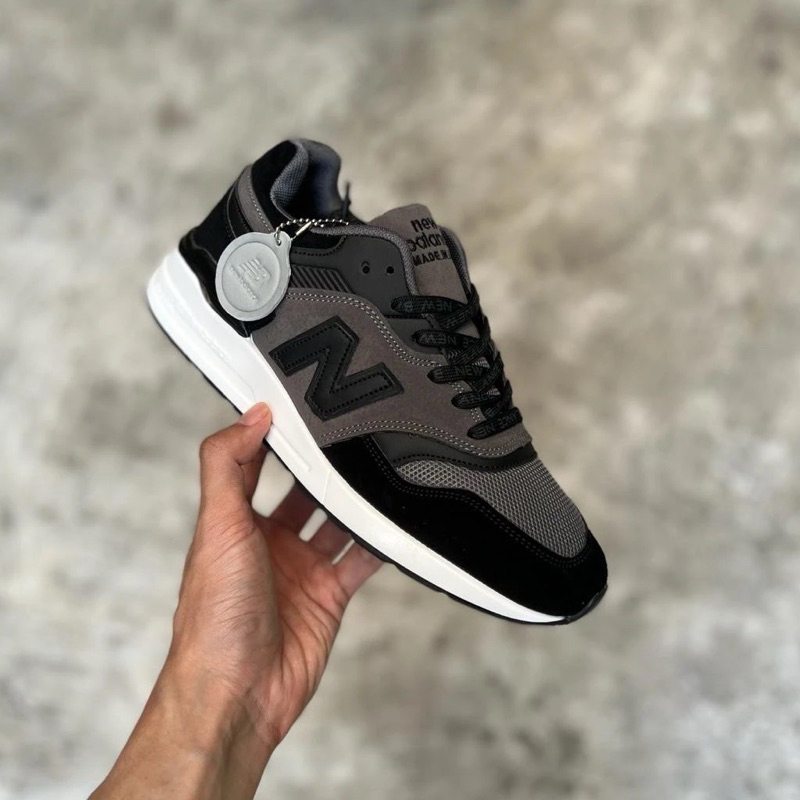 Sepatu Pria Sneakers New Balance 997 Encap Terbaru Abu hitam