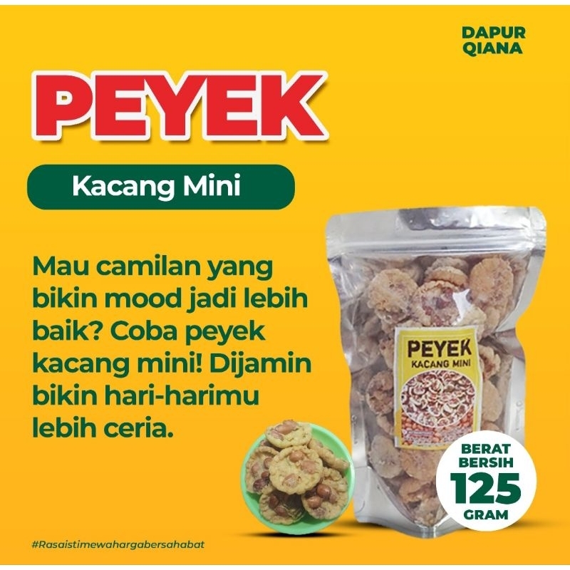 

Peyek kacang mini/peyek gurih