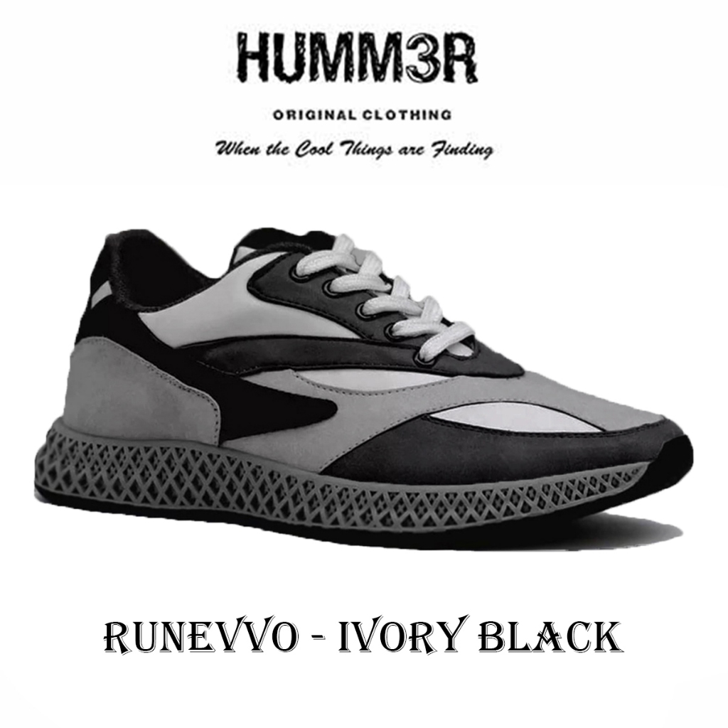 Humm3r Runevvo Sepatu Sneakers Olahraga Pria Jumbo Big Size 44 45 46 47 48 49 50 51 52 Ukuran Besar