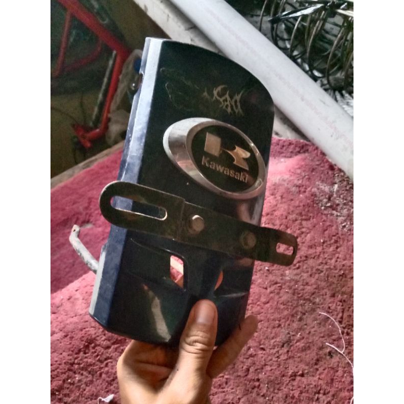 dasi Kawasaki Kaze biru dongker