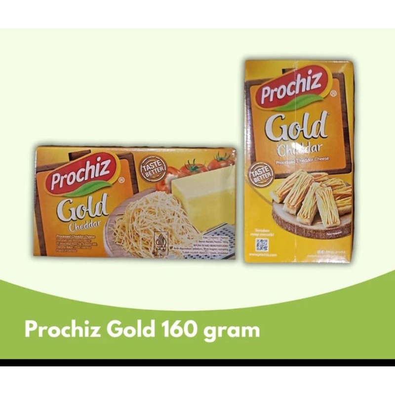 

1 pcs keju prochiz gold cheddar 160 gr