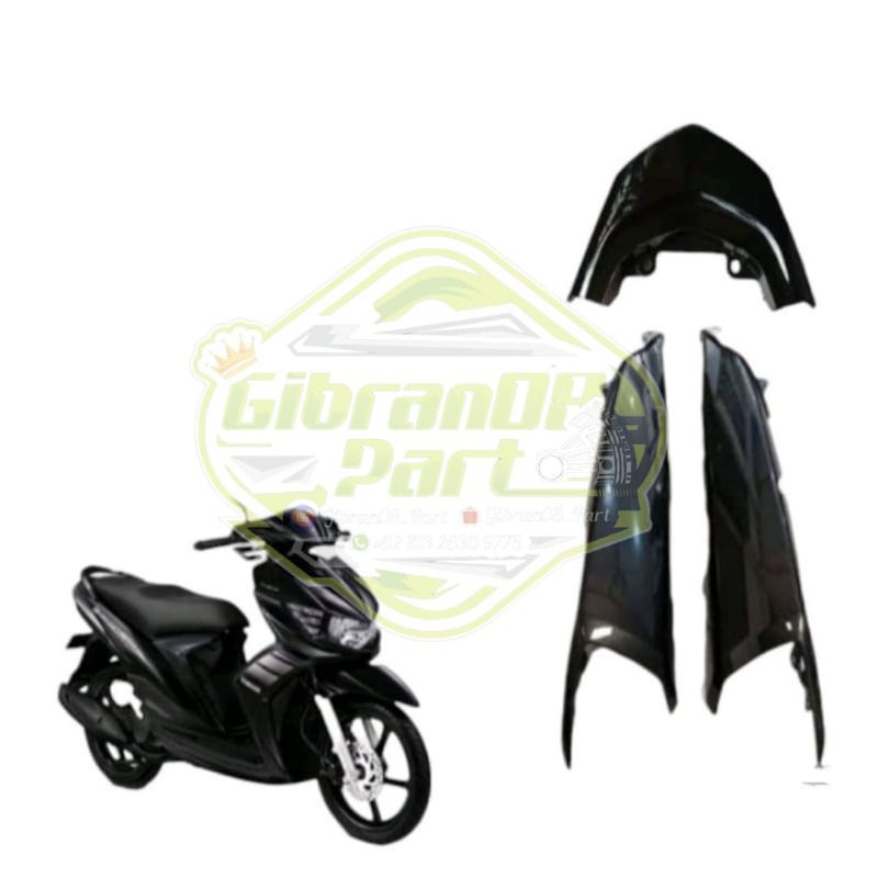 COVER SAMBUNGAN BODY BELAKANG YAMAHA MIO SOUL GT 115 cc COVER BODY KECIL SOUL GT 115