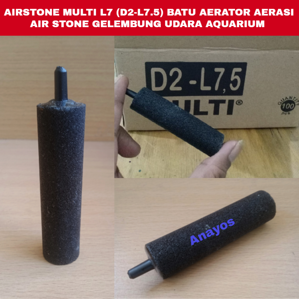 Airstone Multi L7 Batu Aerator Aerasi Air Stone Gelembung Udara Aquarium
