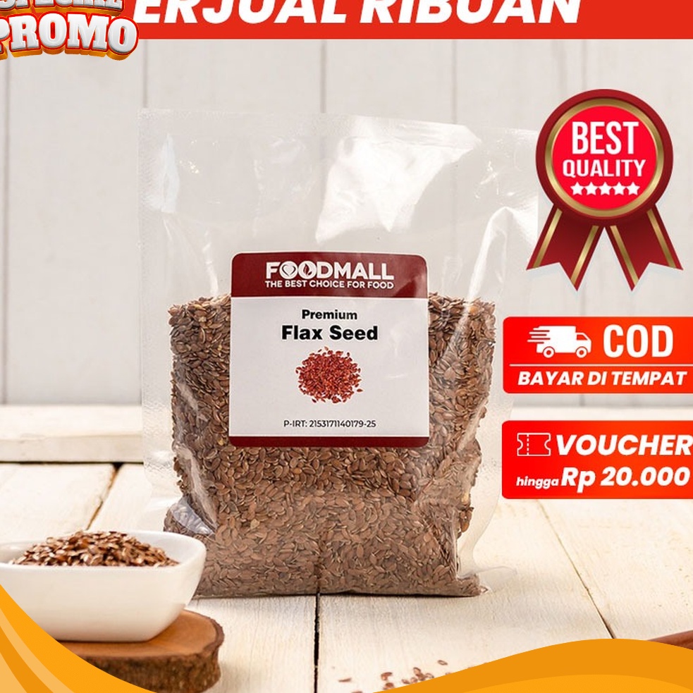 

NIKMATI KEMUDAHAN BELANJA ONLINE Flaxseed 25 gr Kanada Biji Rami kanada Flax Seed