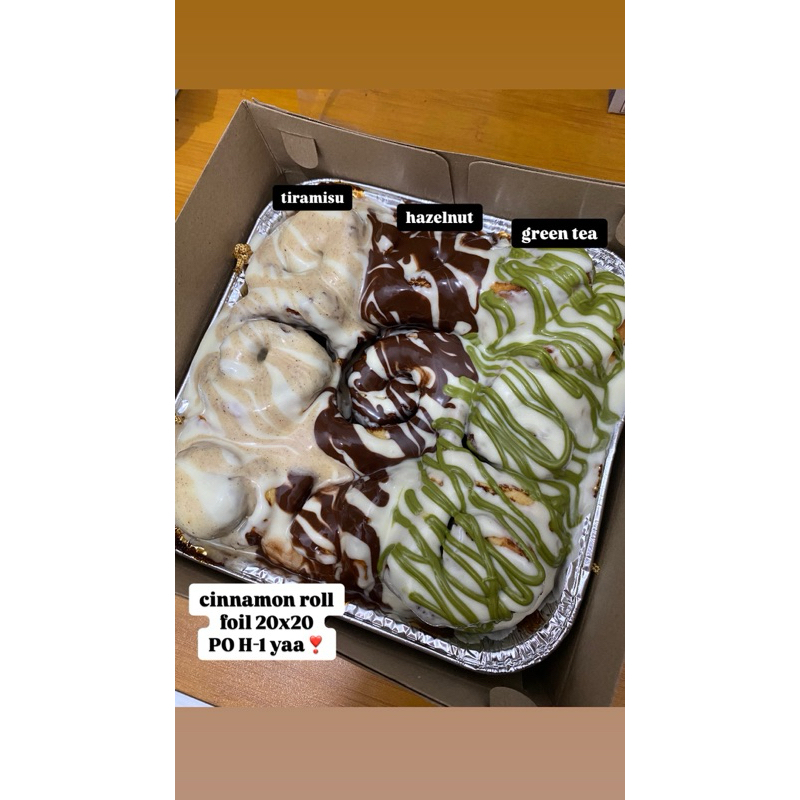 

[PO H-1] Cinnamon Roll Foil 20x20