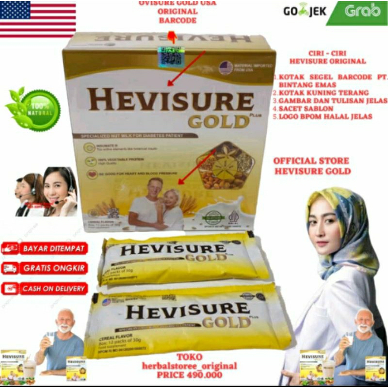 hevisure gold atasi kencing manis diabetes gula darah tinggi                                        