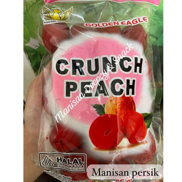 

MANISAN BUAH PERSIK MERAH | SIEN THOU | CRUNCH PEACH 500 Gram