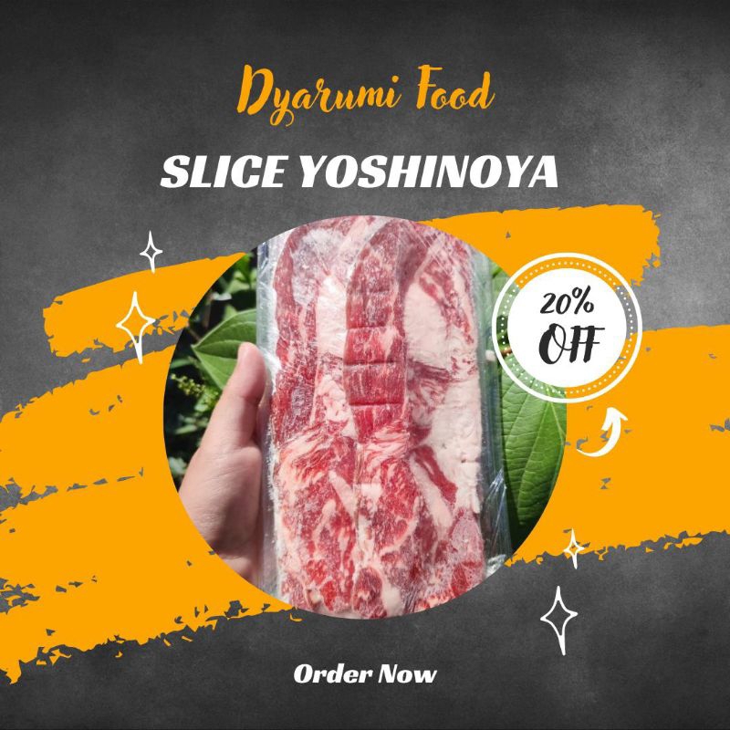 

Slice beef yoshinoya bandung