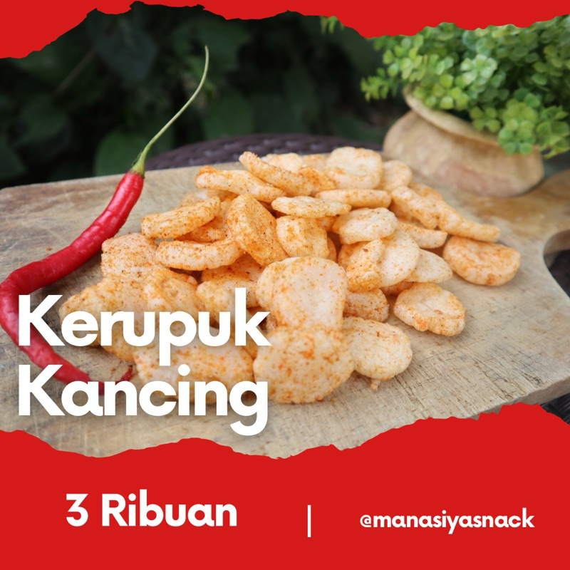 

Manasiya snack Bandung-Kerupuk kancing pedas| makanan pedas | jajanan pedas | manasiya snack bandung