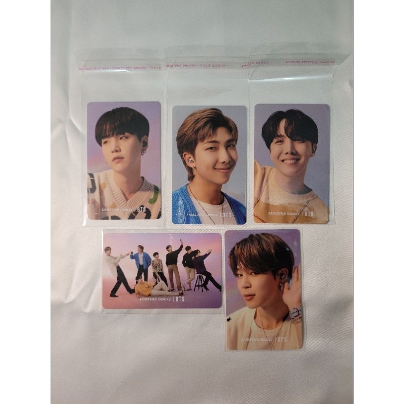 pc photocard BE deluxe samsung s20 fe bts official taehyung jungkook jin yoongi jimin namjoon jhope