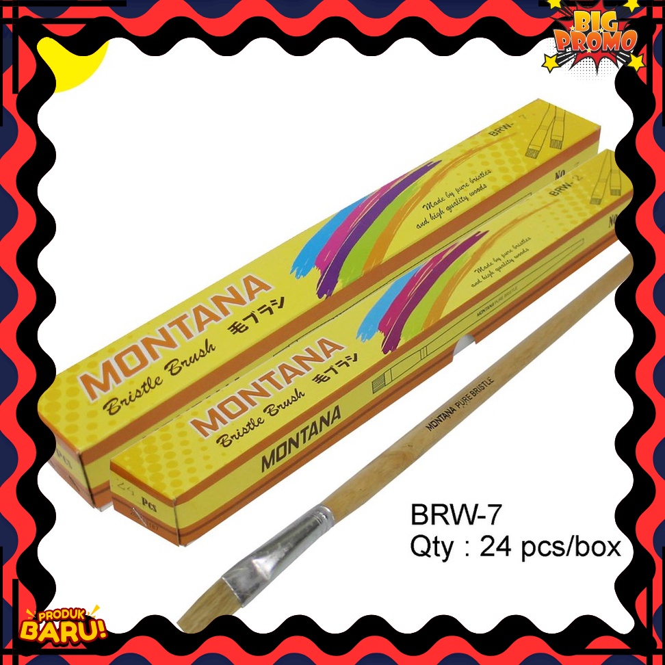 

UNGGUL Kuas BR9 Round Brush Kuas Lukis Set 1