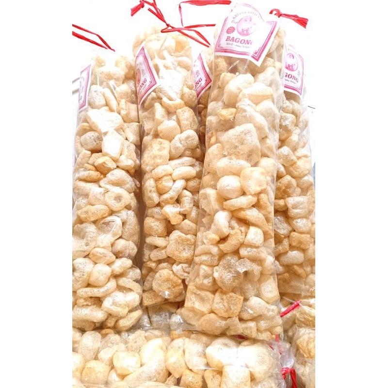 

DORODOK SUPER*( KRUPUK RAMBAK MATANG) 1 BAL isi 250 gr