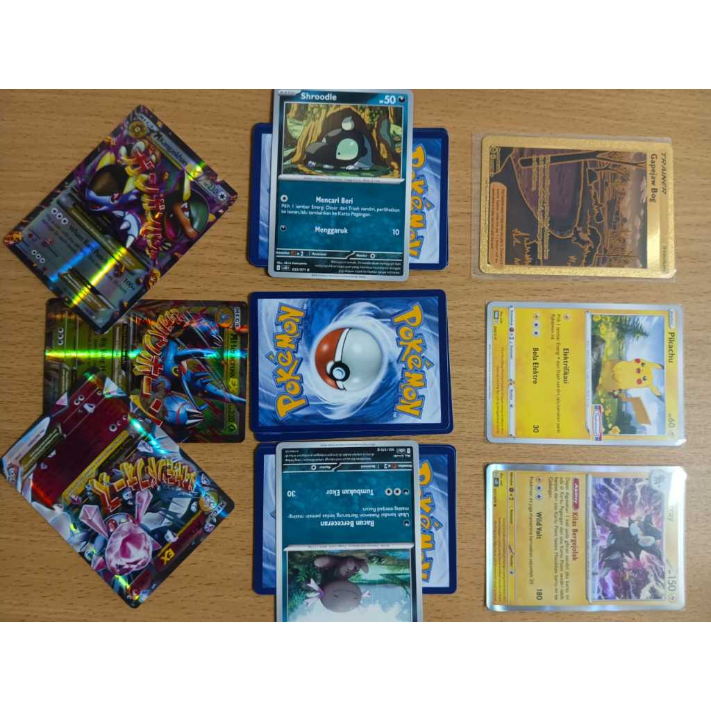 KARTU POKEMON ORIGINAL | 10 PCS KARTU POKEMON | KARTU POKEMON ASLI