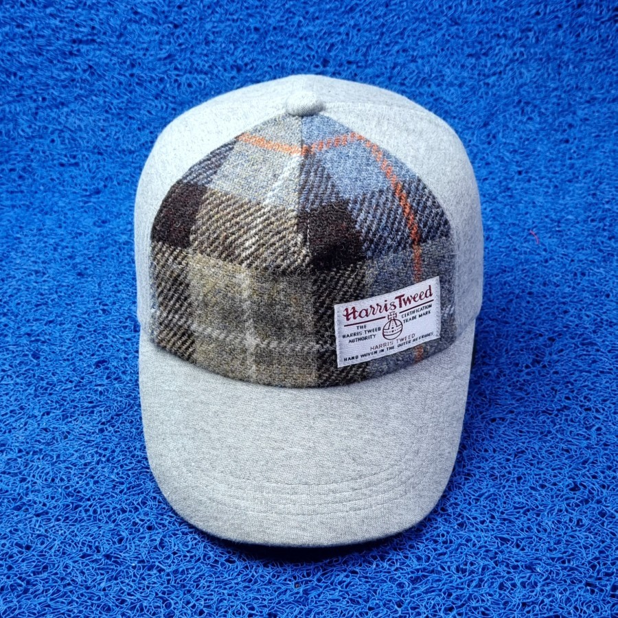 topi vintage harris tweed abu second