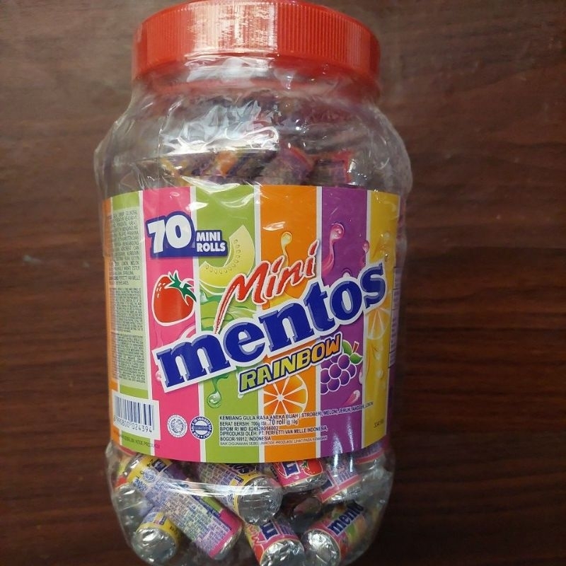 

MENTOS PLES MINI ROLL RAINBOW 70 PCS