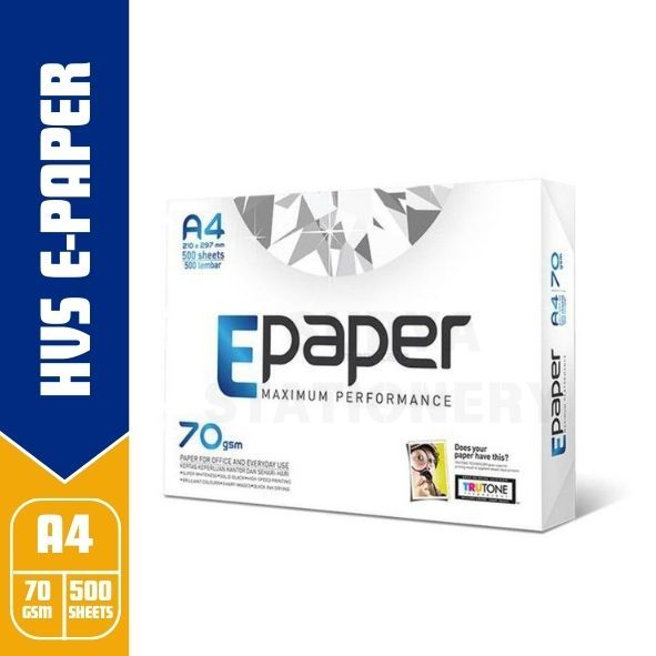 

(RIM) KERTAS HVS E-PAPER A4 / KERTAS HVS E-PAPER 70gsm / KERTAS HVS