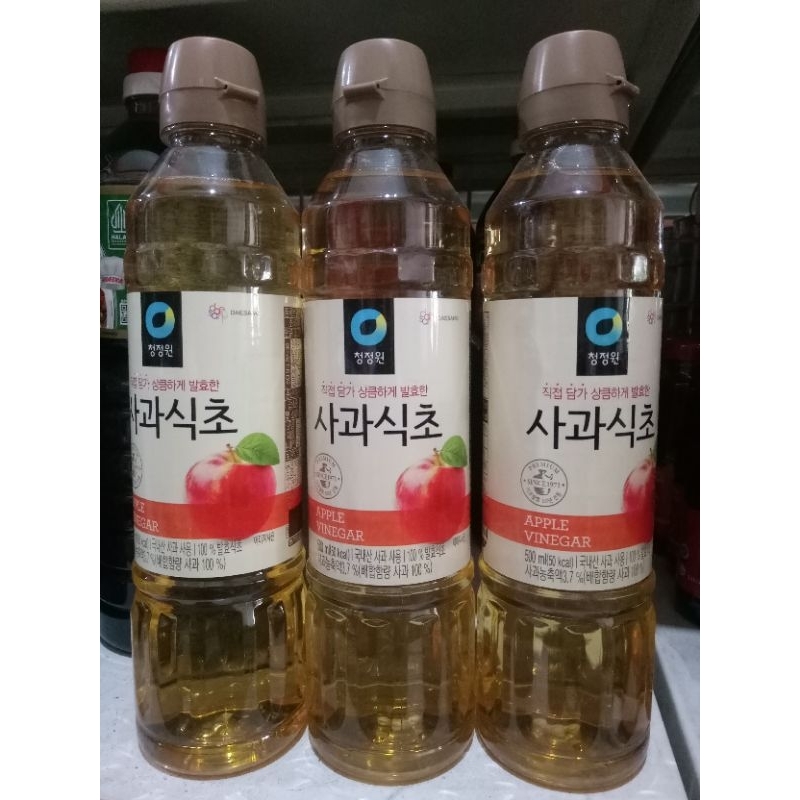 

Daesang Chung Jung One Apple Vinegar Cuka Apel Korea 500ml