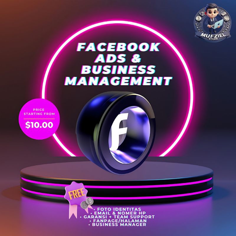 Akun FB + BM (Business Manager) Facebook Untuk Iklan FB ADS dan IG Kualitas Terbaik