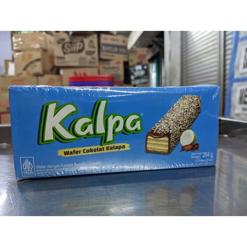 

KALPA WAFER COKELAT KELAPA 22Gr 1 BOX ISI 12 PCS