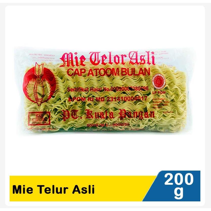 

Atom Bulan Mie Telur 200 gr